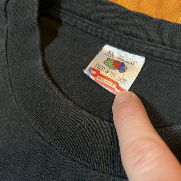 Velvet Park Music Fest 90s Wilson Pickett Vintage T-Shirt XL Distress w/ Hole - Picture 4 of 9